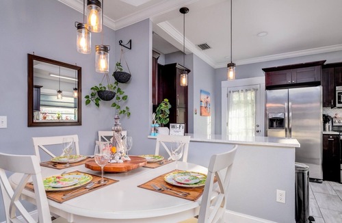 South Seminole Heights House | 🦩Flamingo Haven! Luxury Home with Private Heated Pool and Amenities Galore!
