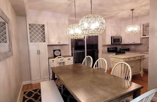 Rehoboth Beach House | Four Primary Suites Sleeps 10 Downtown Rehoboth Beach Parking Pool