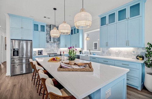 Galveston House | Grand Beach Retreat · First-Row East End Brand New Beachfront House · Sleeps 16