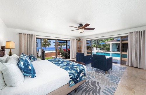 Kalaoa House | 🏖️Great Ocean Views | Private Pool | WiFi | Expanded Lanai!