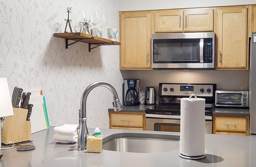 Ludlow Condo | Ground Floor ski-in/out condo, full kitchen & high-speed WiFi
