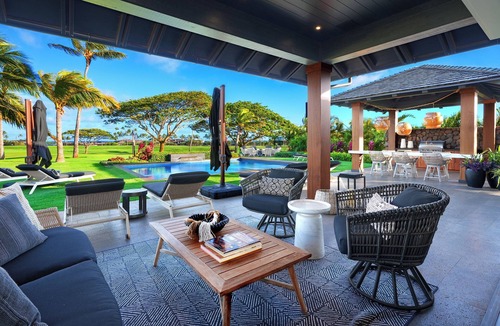 Kukuiula House | Hale Pakika at Kukui'ula: Exclusive 5BR Estate Private Pool, Golf & Ocean Vistas