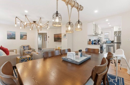 Stonington Apartment | Historic Home for 7: Walk to Beach, Pets & Family