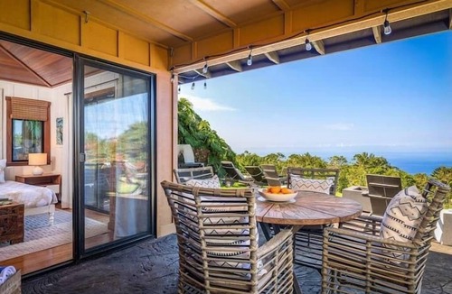 Honalo House | Holualoa Sanctuary Hot Tub, Ocean Views, A/C 12 Min to Beach