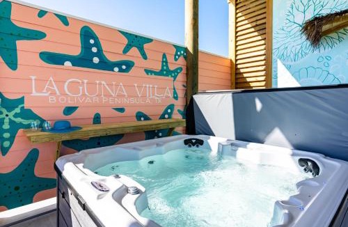 Port Bolivar House | Laguna Villa: The Ultimate Beachfront Mega-Retreat: 9BR, Sleep 32