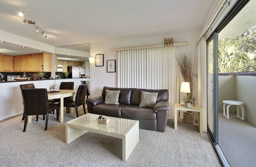 Sunset Beach Condo | Land's End 402 building 1 TOP floor|Across Pool and Hot tub|Amazing remodel!