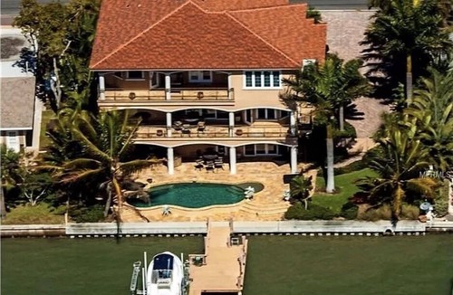 Indian Rocks Beach House | Large Mediterranean Oasis - Water Views & Pool, KING BEDS
