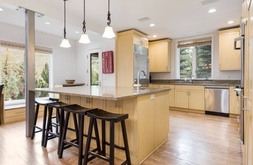 Highland Meadows House | Large West Vail Home - Patio with Private Hot Tub
