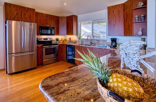 Makaha House | Lava Rock Sunset Beach House. Unique oceanfront & pool property. Amazing views!
