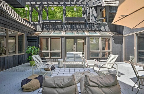 Plymouth House | Luxe Plymouth Chalet w/Indoor Pool & 3 Decks!