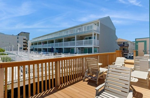 North Ocean City House | Luxurious oceanfront townhome with private deck and panoramic coastal views