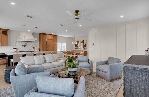 Saint Armands Key House | Luxury Lido Retreat with Pool, Spa, Firepit & Rooftop Views