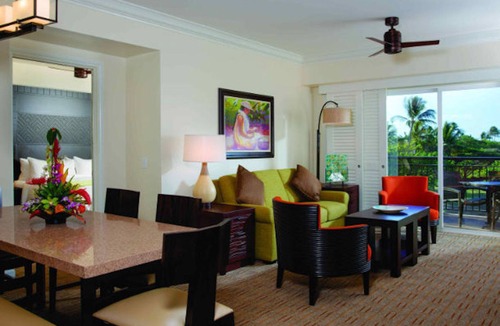 Poipu Resort | Marriott Waiohai Beach Club: luxury 2 bedroom on Poipu Beach oceanfront resort