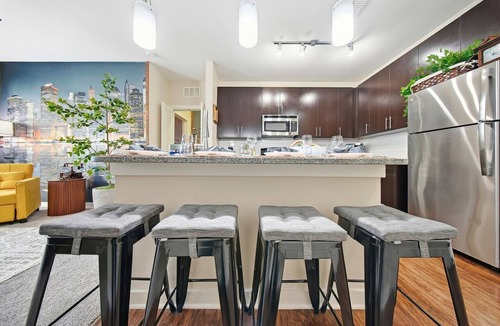 Courier City - Oscawana Apartment | Modern 2BR/2BA Tampa Retreat: Productivity Meets Comfort