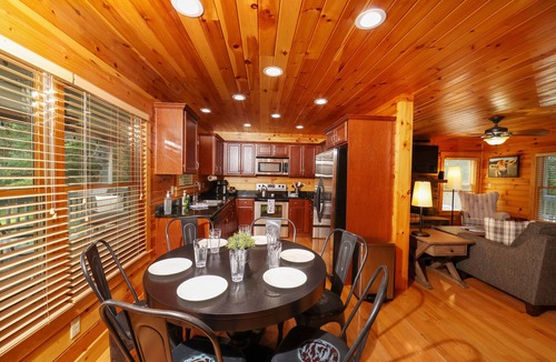 Townsend Cabin | Newly Remodeled- Spacious, Family-Friendly Cabin- Hot Tub, Arcade Room, Fire Pit