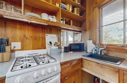 East Boothbay Cabin | Ocean Point Colony II- Waterfront Paradise with Dock, Sundeck & Epic Bay Views | Dog-Friendly