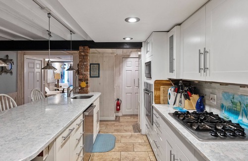 Plymouth House | Ocean view spacious 5-bedroom Cape Cod style house with roof deck, AC, WiFi.