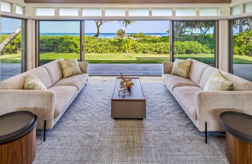 Lanikai Villa | Oceanfront Luxury Home w/Hot Tub, A/C & Views of Lanikai Beach: Na Makana Villa