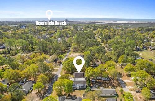 Ocean Isle Beach House | Paradise Retreat Hot tub Dock Drive to Beach
