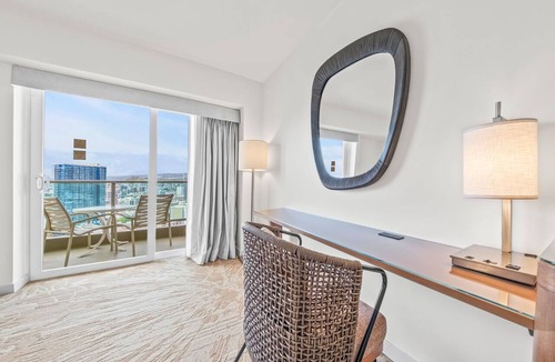 Ala Moana Condo | Partial Ocean View Studio w/Balcony