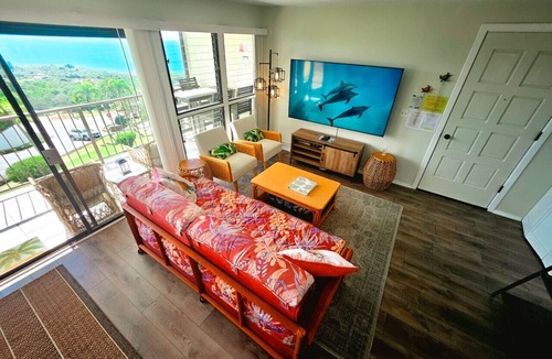 Honalo Condo | Peaceful Kona Getaway with Ocean Views | 2-Bedroom Condo at Kona Coffee Villas