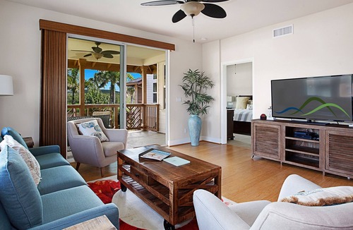 Poipu Condo | Pili Mai at Poipu #15C By Parrish Kauai - spacious new condo w/AC, great for fa