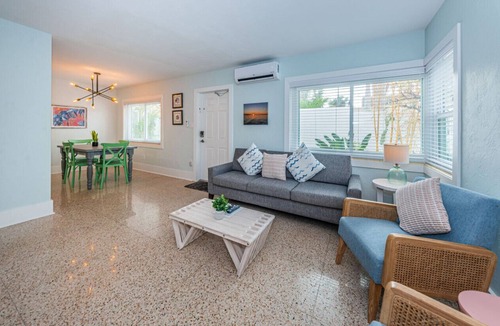 Sunset Beach Hotel | Poolside Suite- 2 beds- Large living room!