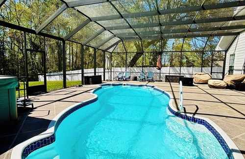 Little River House | Private Luxury Retreat with Pool, Hot Tub, Beach