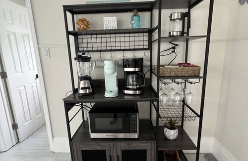 Sunset Beach House | Private Treasure Island Getaway Sleeps 6 Walk to Beach Includes Golf Cart