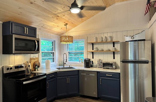 North Sebago Cottage | Professionally styled waterfront cottage on Sebago. Cozy and Serene.