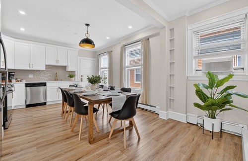 Fields Corner West House | Rare 10BR Near Downtown Boston Private Parking, Backyard & Walk to Train