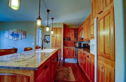 Old Town Condo | Riverfront Condo with Amazing Ski Slope Views overlooking the Fraser River!