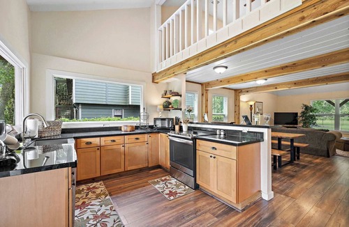 Baytown House | Scenic Waterfront Home: Views, Private, Large Deck