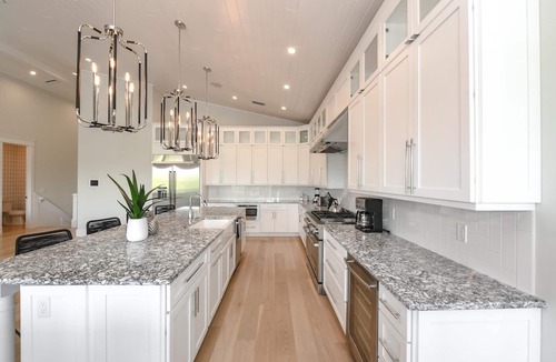 Anna Maria House | Sea La Vie Beach House - Luxury Home w/Pool, Spa, Dock & Canal Access on Anna Maria