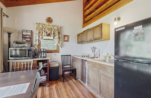 Stone Haven Cabin | Secluded Sunset Point mountain top cabin, wifi, Dish TV, firepit