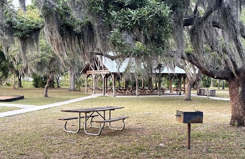 Braden River RV Rental | Spacious Double Safari Tent with Private Fire Pit Near Anna Maria Island in Bradenton, Florida