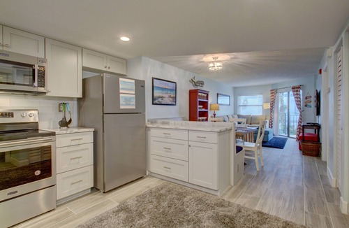 Belle Vista Condo | Toes in the Water in Seconds! No Roads to Cross. Gulf Front Building!
