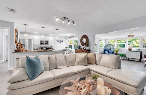 Harbor Bluffs House | Updated! Heated Pool! Near Beach! Grill, Parking, Outdoor Oasis! ~ Rosemary's Hacienda