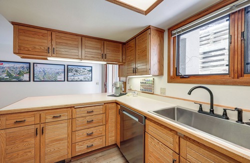 Peak 9 House | Walk to Chairlifts: Breck Condo w/Private Patio