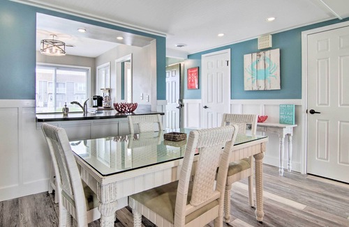 Caine Woods House | Walk to Maryland Beach: Canal-Front Escape w/Dock