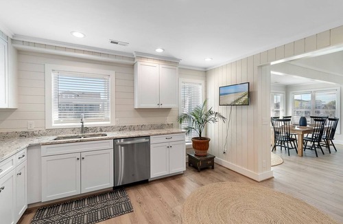 Holden Beach Cabin | Waterfront Canal Home with Boat Dock Near Beach Carolina Beach North Carolina