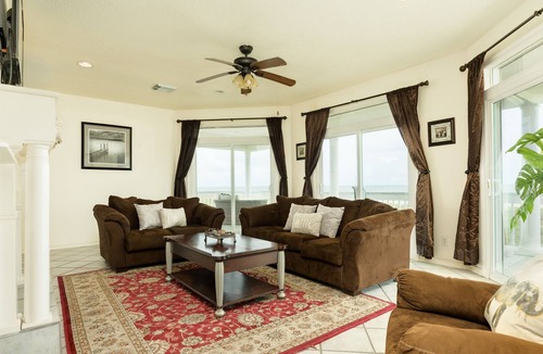 Miramar House | Waterfront home w/ wraparound deck, patio, & private beach access - two dogs OK