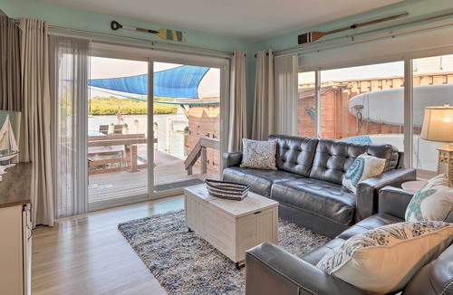 Sunset Reef Cottage | Waterfront Oasis w/ Views, Dock & Hot Tub!