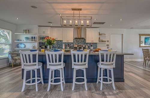 Sarasota House | Waterfront Oasis: Private Heated Pool, Fire Pit & Gourmet Kitchen - Near Beach!