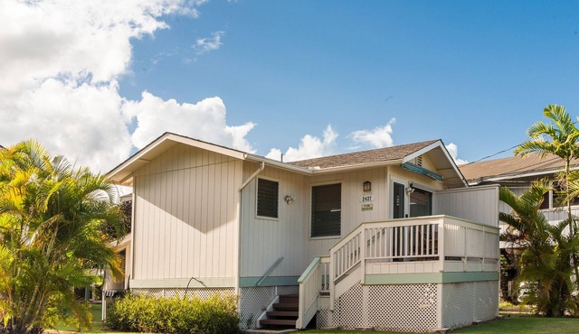 1 Mile from Kalapaki Beach, A/C 1 bedroom home