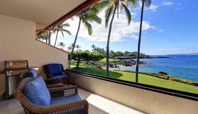 Amazing Remodeled Oceanfront Escape – Makena Surf F-202 with Spectacular Views!