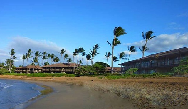 Beach front. Walk straight out to the beach or lounge on the patio and enjoy the amazing view.