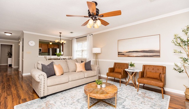 Central 2BR/2BA | Pet Friendly | Fenced Yard