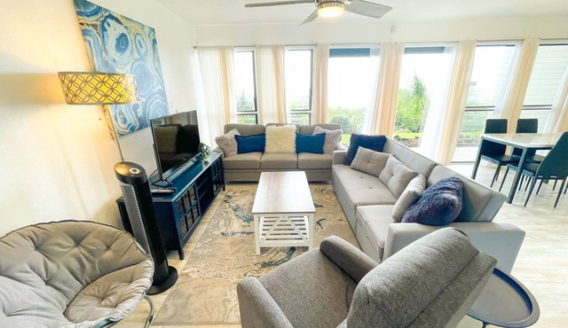 Comfortable luxury fully remodeled modern space surrounded by green coffee farms