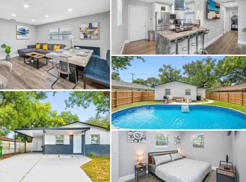 Contemporary & Fully Updated Heated Pool Home